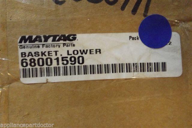 MAYTAG REFRIGERATOR 68001590 BASKET LOWER NEW IN BOX MAYTAG REFRIGERATOR 68001590 BASKET LOWER NEW IN BOX